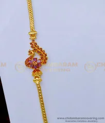 1 Gram Gold Plated Mugappu Chain
